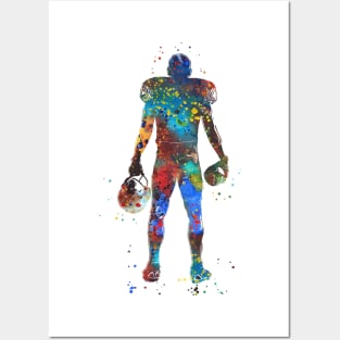 American football player Posters and Art